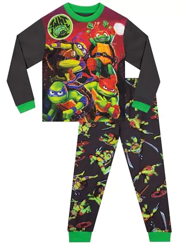 Tartarughe Ninja Pigiama Bambino Invernale Modello TMNT Ragazzo