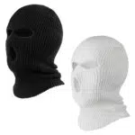 QKURT passamontagna invernale termico a 3 fori, maschera da sci antivento