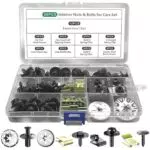 Kit di Rivetti e Clip Fissaggio Auto in Plastica e Metallo per Pannelli e Parafanghi