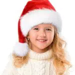 Cappellini Natales Cappello Babbo Natale per Bambini e Ragazzi Feste Natalizie