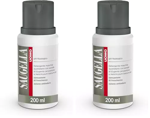 Saugella Uomo, Detergente Intimo e Corpo Rivitalizzante
