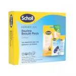 Scholl Cofanetto Routine Beauté con maschera piedi, grattugia Nano-Glass e crema
