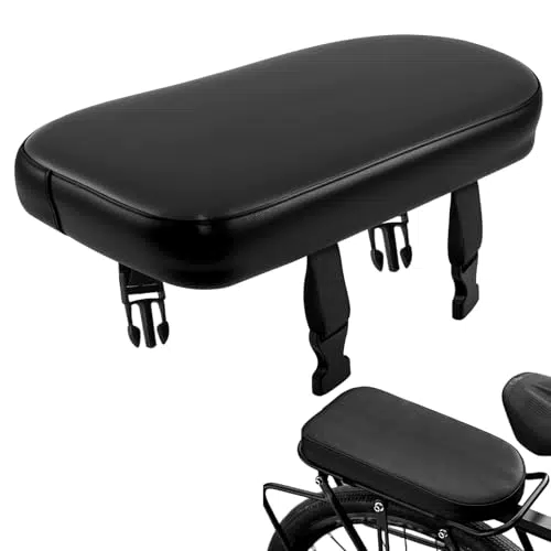 Sellino posteriore bicicletta ergonomico in pelle PU impermeabile e confortevole