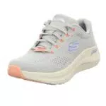 Skechers Sneaker Donna Arch Fit 2.0 Big League in Rete Grigio Chiaro