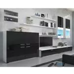 Skraut Home Beta Mobili Soggiorno Moderni con Illuminazione LED e Grande Capacità