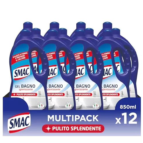 Smac - Detergente Gel Bagno Multisuperficie, Azione Igienizzante e Brillantezza