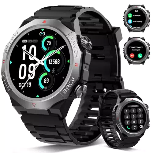 Smartwatch Uomo Donna con Effettua o Risposta Chiamate