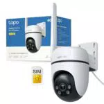 Tapo C501GW Telecamera 4G LTE da Esterno FHD 360° PTZ con Visione Notturna AI