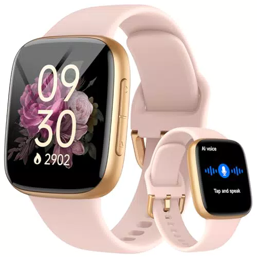 Tensky Smartwatch Donna AMOLED 1.85" Impermeabile, Compatibile Android iOS