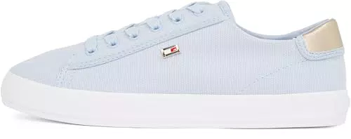 Tommy Hilfiger Sneakers Donna Vulcanizzate Canvas Lace Up Eleganti