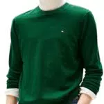 Tommy Hilfiger Pullover Uomo Essential Cotton con Scollo Rotondo