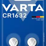 VARTA CR1632 Batteria Litio a Bottone Piatta Specialistica 3V 16mm