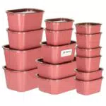 VINATO Contenitori Ermetici per Alimenti, Set per Congelatore e Microonde