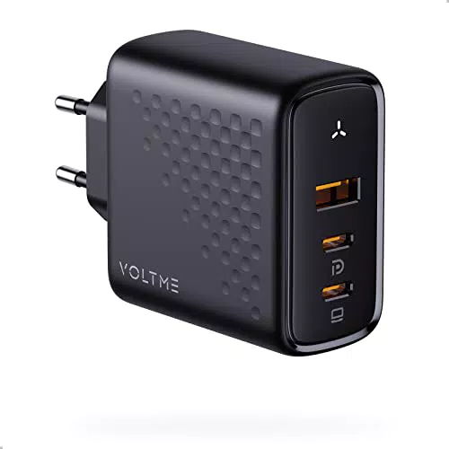 VOLTME Caricatore USB-C GaN III 100W Rapido per Laptop, iPhone, MacBook, Samsung