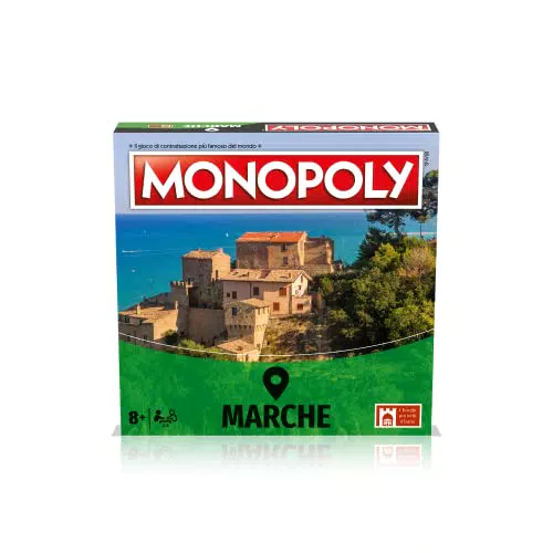 Winning Moves Monopoly Marche City Gioco da Tavolo per Famiglie e Bambini 8+
