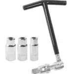 Xibao Chiave Candela Auto con Impugnatura a T Snodata per Moto, Tosaerba e Auto