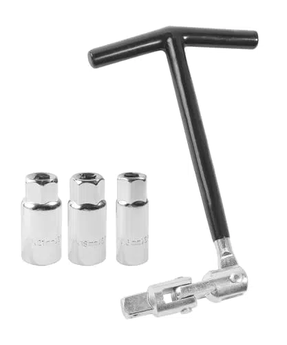 Xibao Chiave Candela con Impugnatura a T Snodata per Auto, Moto e Tosaerba