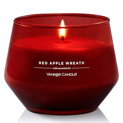 Yankee Candle Studio Candela Profumata Red Apple Wreath Lunga Durata Idee Regalo