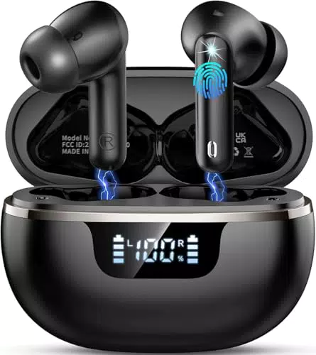 2026 Auricolari Bluetooth 5.4 In Ear Stereo HiFi con Cancellazione Rumore e Touch Control
