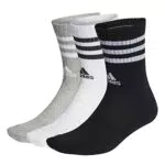 Adidas 3-Stripes Calze Cushioned Unisex per Adulti - Comfort e Stile