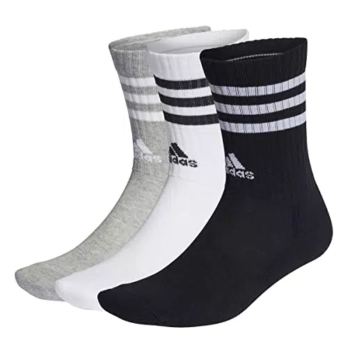 Adidas 3-Stripes Calze Cushioned Unisex per Adulti - Comfort e Stile