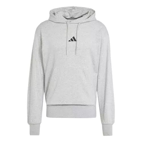 Adidas Essentials Feelcozy French Terry Hoodie Uomo Felpa con Cappuccio