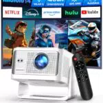 Alwtniet HY350 Max Proiettore Portatile 4K 8K, WiFi 6, Bluetooth, Android 14