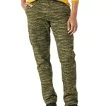 Amazon Essentials Pantaloni Cargo Elasticizzati Uomo Taglio Dritto