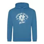 American College Felpa Termica Unisex con Cappuccio Modello ACSCW6