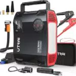 UTRAI DC160 Avviatore Batteria Auto 8000A con Compressore e LED 1600 Lumen