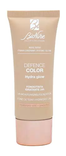 Bionike Defence Color Fondotinta Hydra Glow Idratante con Acido Ialuronico SPF 15