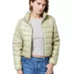 Calvin Klein Donna Piumino Down Shine Lucido, Avorio