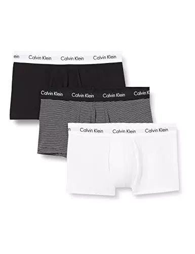 Calvin Klein Pantaloncini Boxer Uomo Low Rise Trunks Cotone Elasticizzato