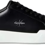 Calvin Klein Uomo Sneakers Chunky Laceup in Pelle con Suola Preformata