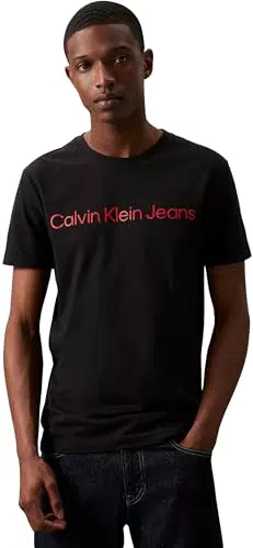 Calvin Klein T-Shirt Uomo Core Institutional Logo Slim Fit Scollo Rotondo