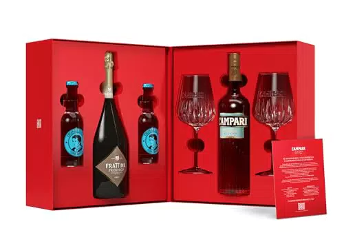 Campari Spritz Kit con Prosecco Frattina e Soda Thomas Henry, Calici Inclusi