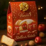 Stella di Natale Cesto Natalizio con Dolci Tipici, Torrone, Biscotti e Cioccolatini