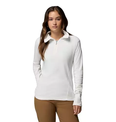 Columbia Glacial 4 1/2 Zip Felpa In Pile Donna