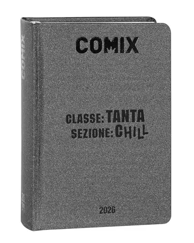 Comix Diario Scuola Giornaliero Mini 16 Mesi 2025-2026 Copertina Rigida