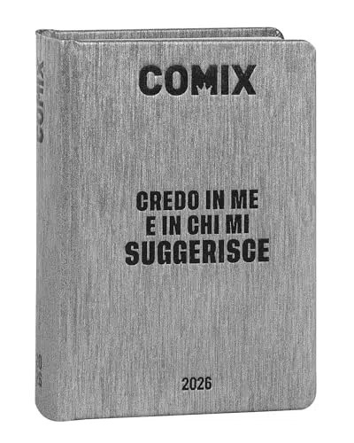 Comix Diario Mini Giornaliero 16 Mesi 2025-2026 con Copertina Rigida per Scuola