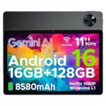 Doogee U11 Tablet Android 11 Pollici Gemini AI 16GB RAM 128GB ROM Octa-core GPS