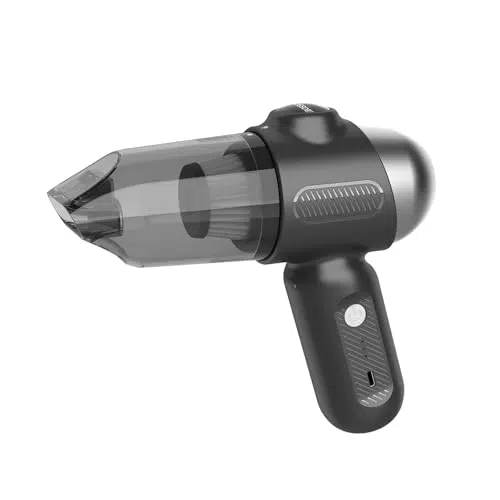 Ebossom Aspirapolvere Portatile Senza Fili 4 in 1, 12KPA, USB-C Ricaricabile Auto e Casa