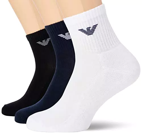 Emporio Armani 3-pack Short Socks Sporty Terrycloth