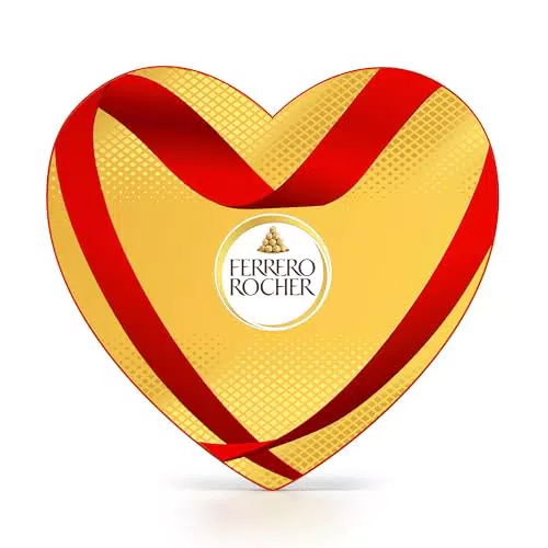 Ferrero Rocher Cuore - Specialità Cioccolato Nocciola, Idea Regalo San Valentino