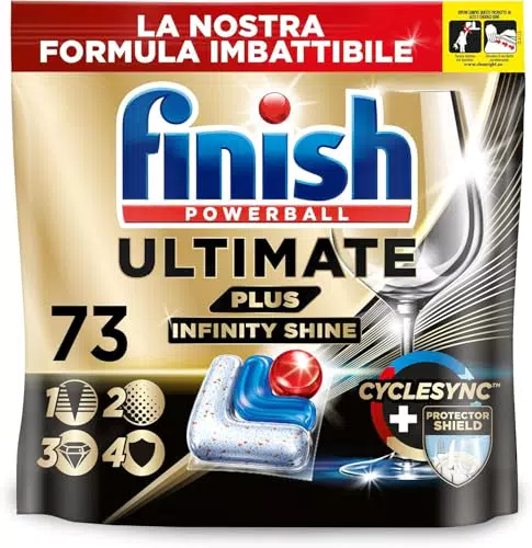 Finish Ultimate PLUS Infinity Shine Pastiglie Lavastoviglie