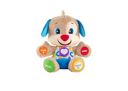 Fisher-Price Cagnolino Smart Stages Peluche Educativo con Musica e Luci 6+ Mesi