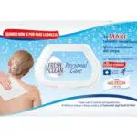 Fresh & Clean Salviette Corpo Maxi con Allantoina e Vitamina E per Igiene Quotidiana