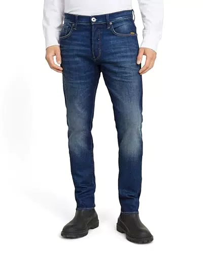 G-STAR Uomo 3301 Straight Jeans, Blu