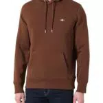 GANT Reg Shield Hoodie Felpa con Cappuccio da Uomo