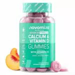 Novomins Calcio e Vitamina D Gommose Integratore Veg Multivitaminico Muscoli e Ossa